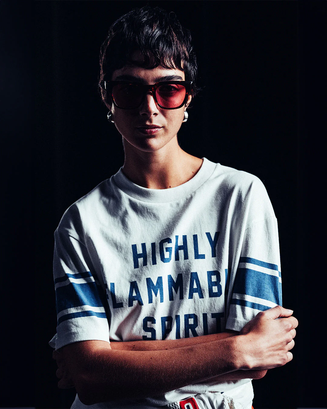 Flammable Tee - Dirty White