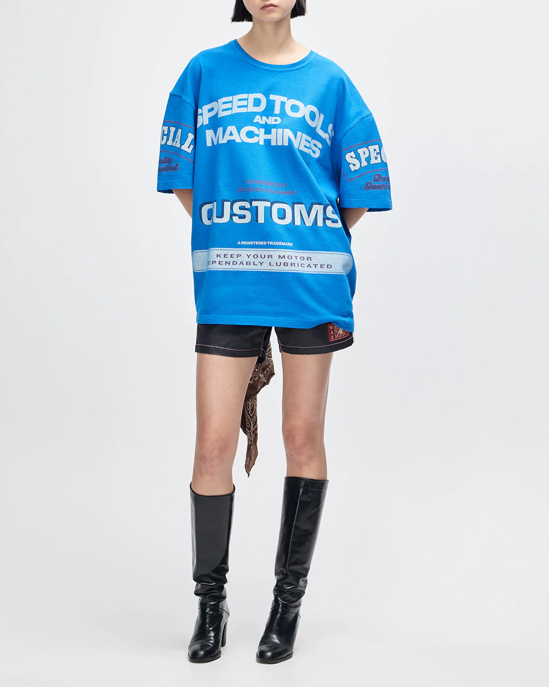 Flohmarkt Oversized Tee - Daphne Blue - Image 10