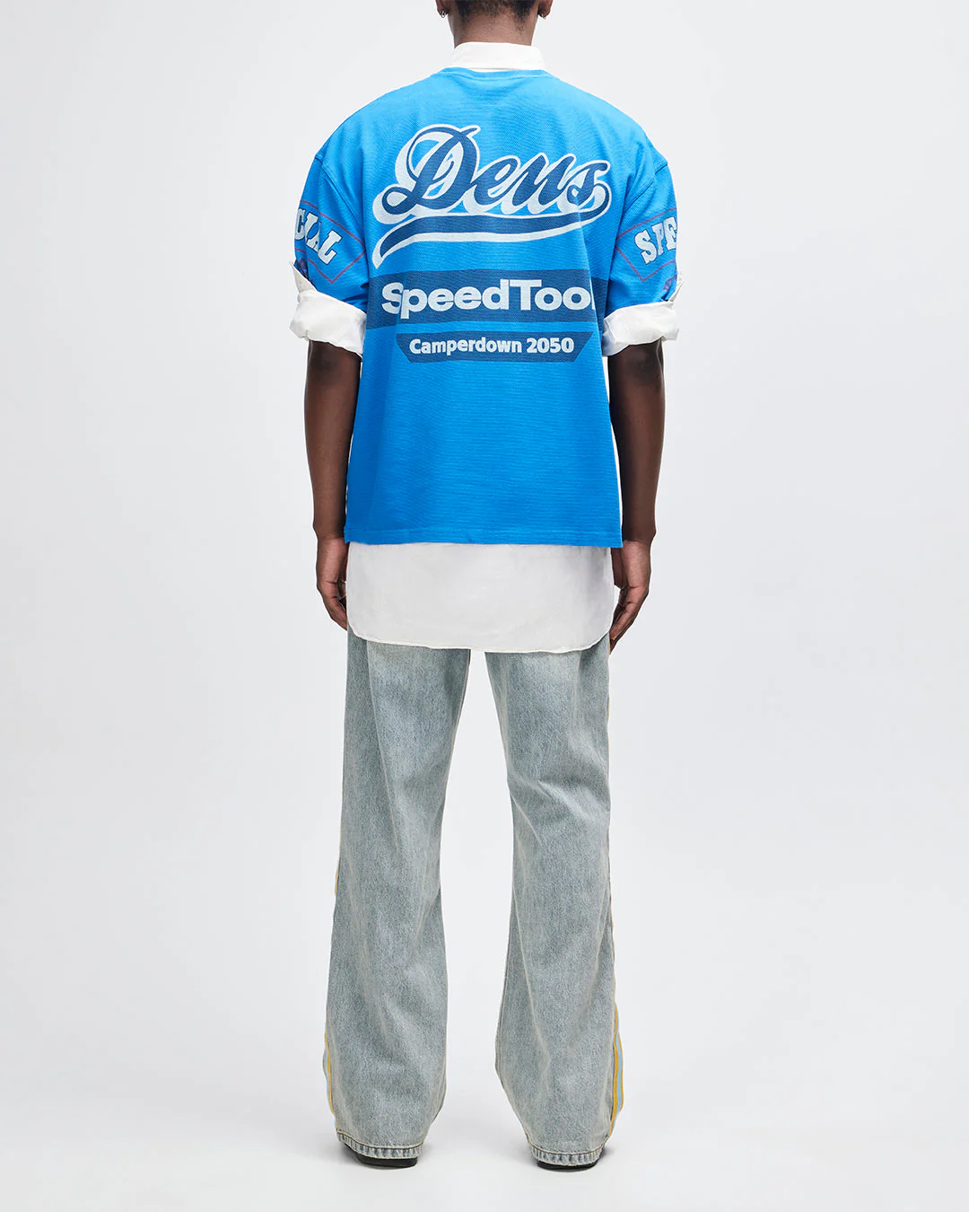 Flohmarkt Oversized Tee - Daphne Blue - Image 11