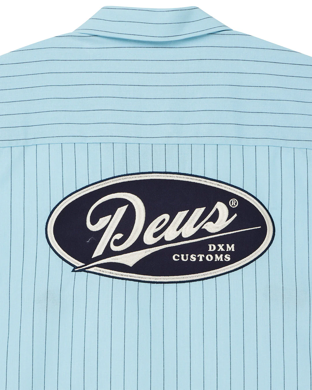Forecourt Stripe Shirt - Sky Blue - Image 8