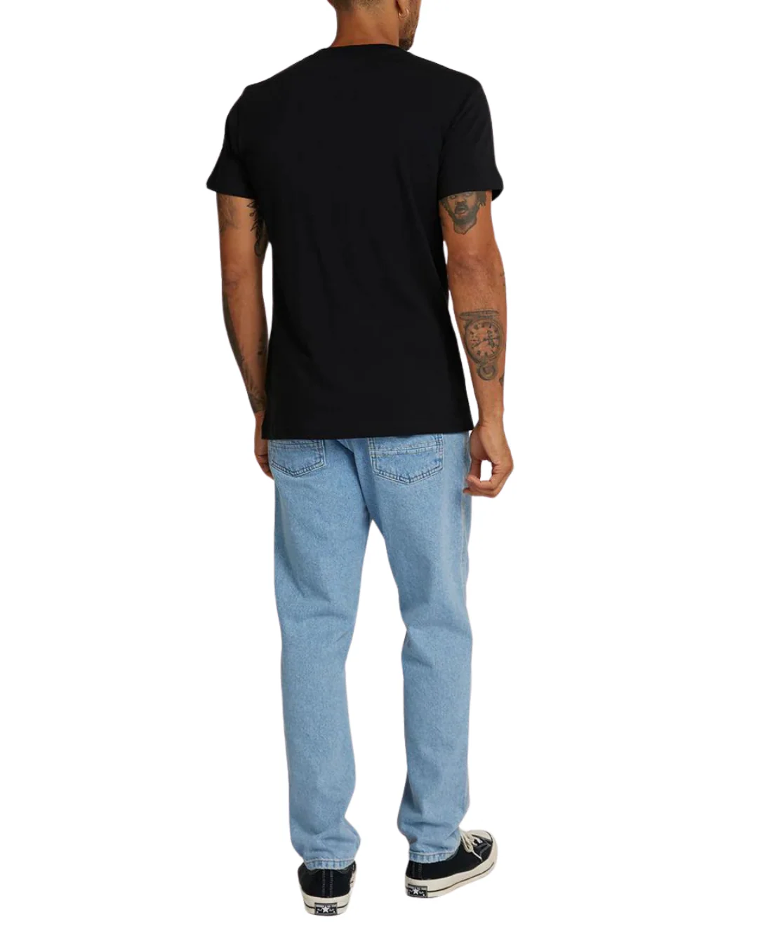 Frontal Matchless Tee - Black - Image 2