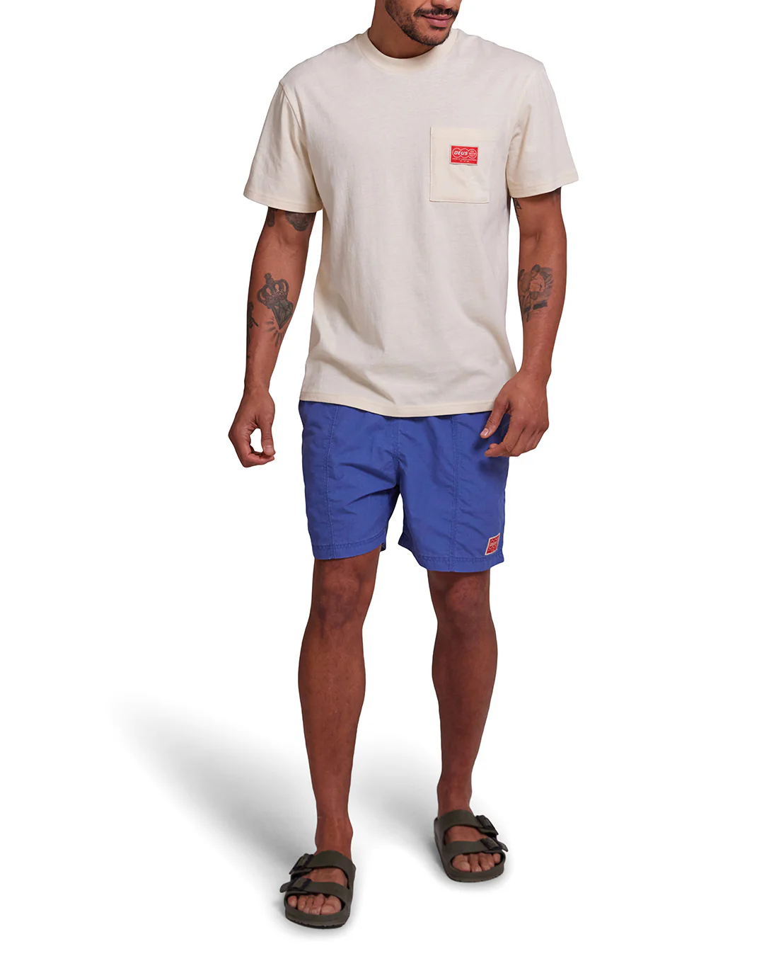 Glide Swim Short (Mesh) - Dusty Blue - Image 3