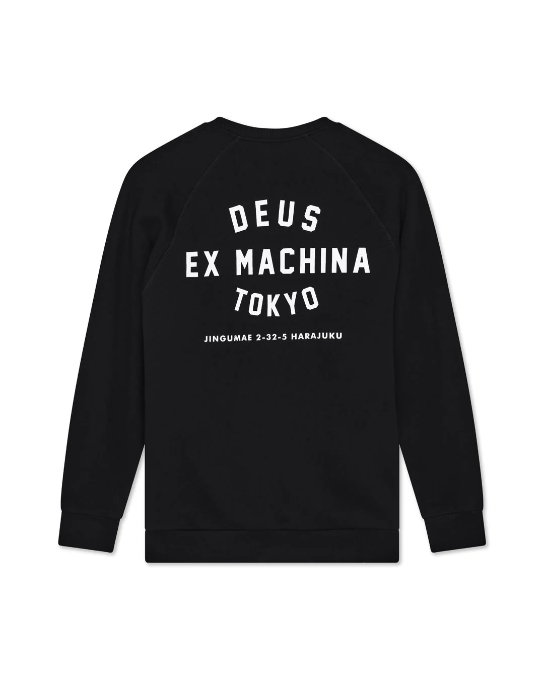 Harajuku Address Crew - Black