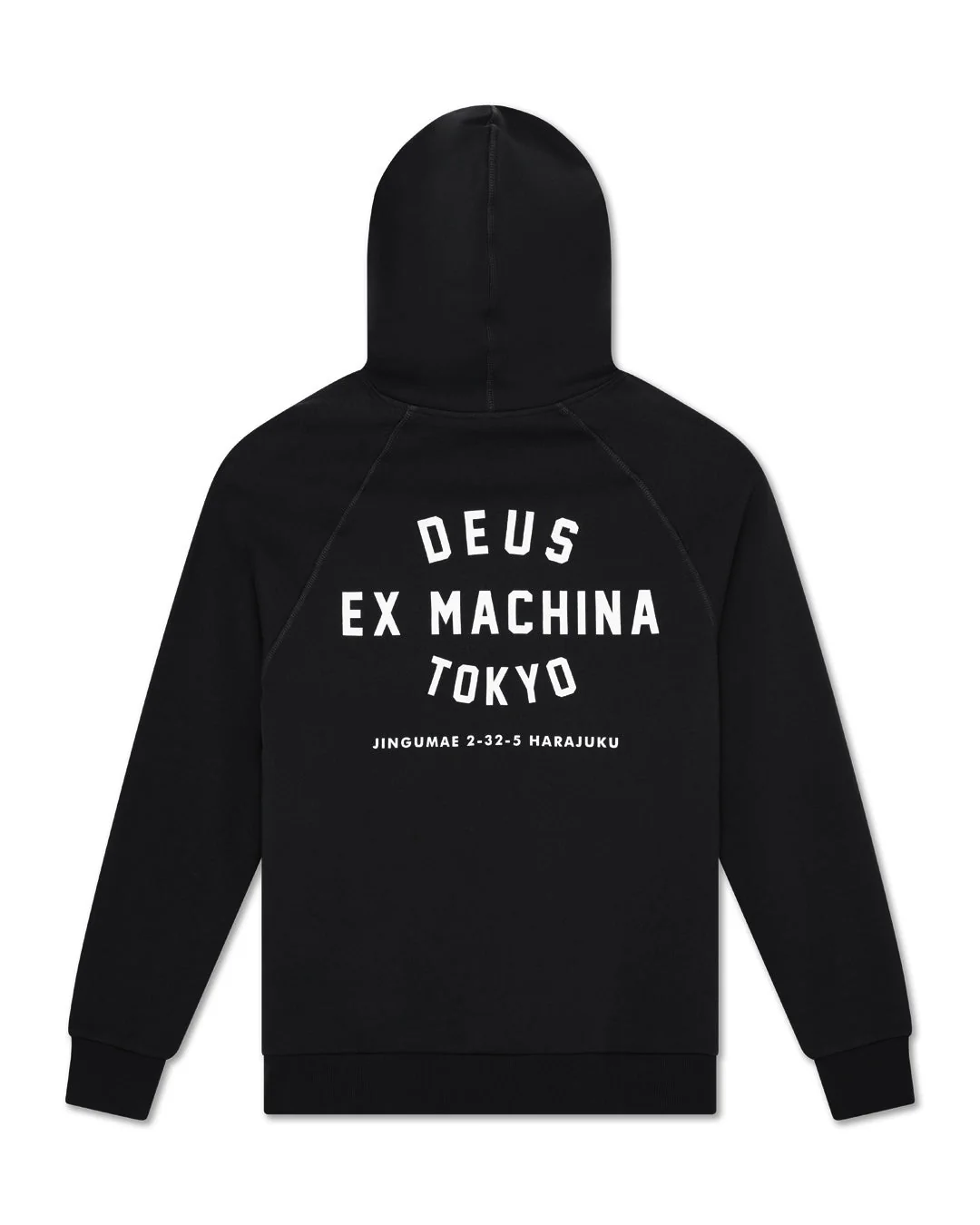 Harajuku Address Hoodie - Black - Image 2