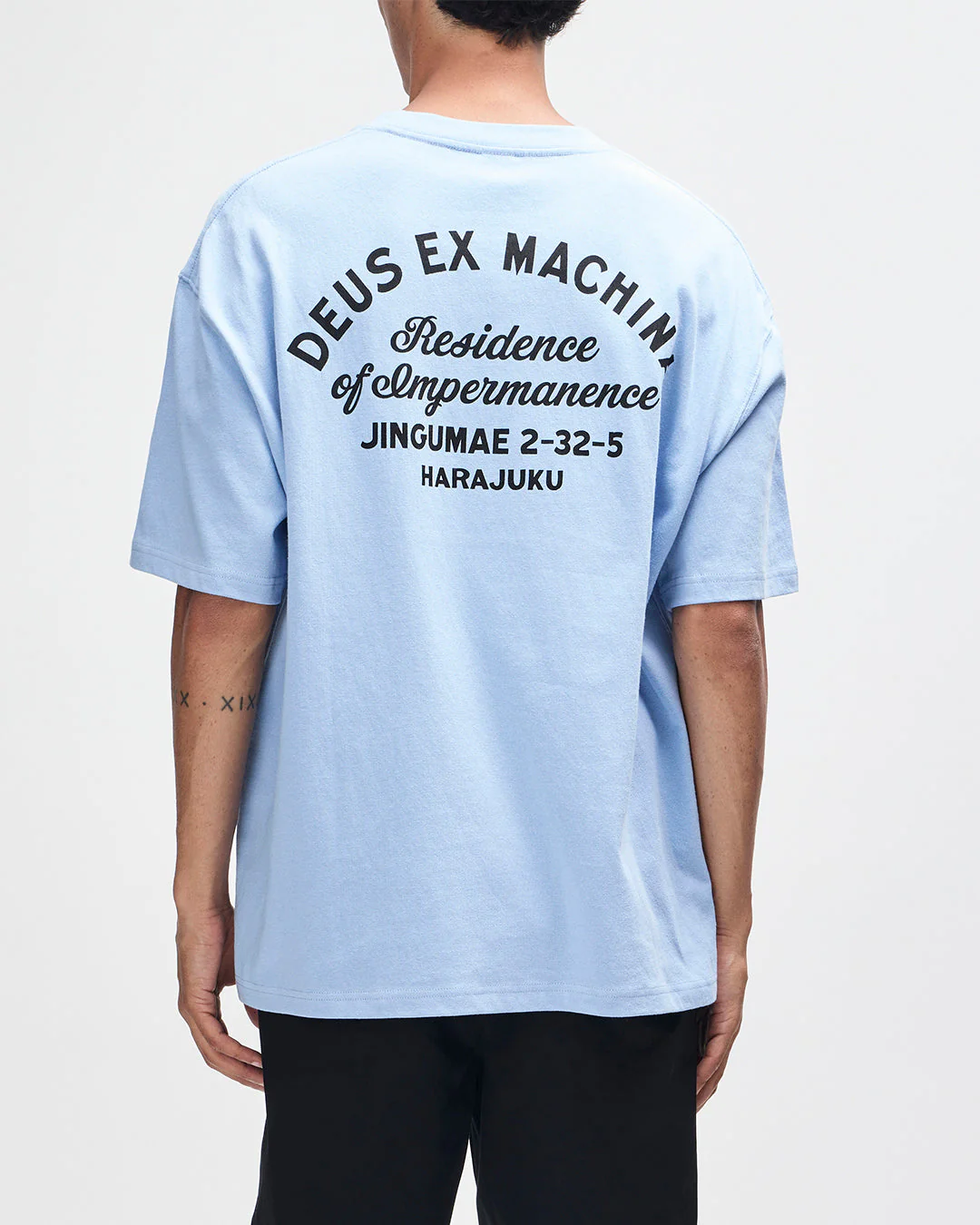 Harajuku Sign Tee - Cerulean Blue - Image 2
