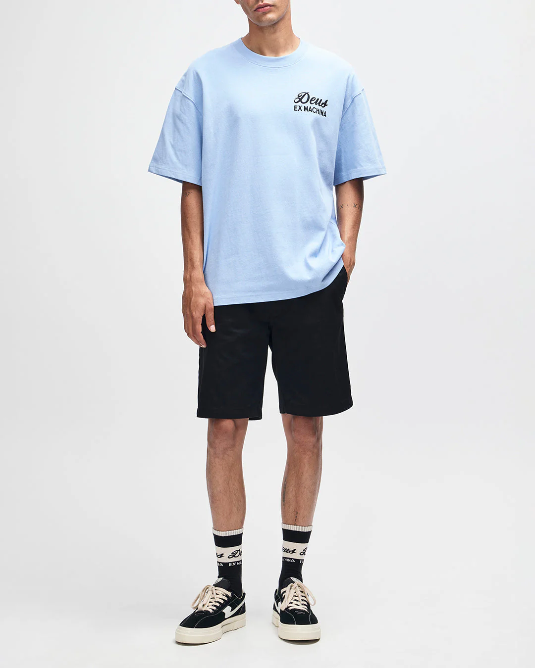 Harajuku Sign Tee - Cerulean Blue - Image 5
