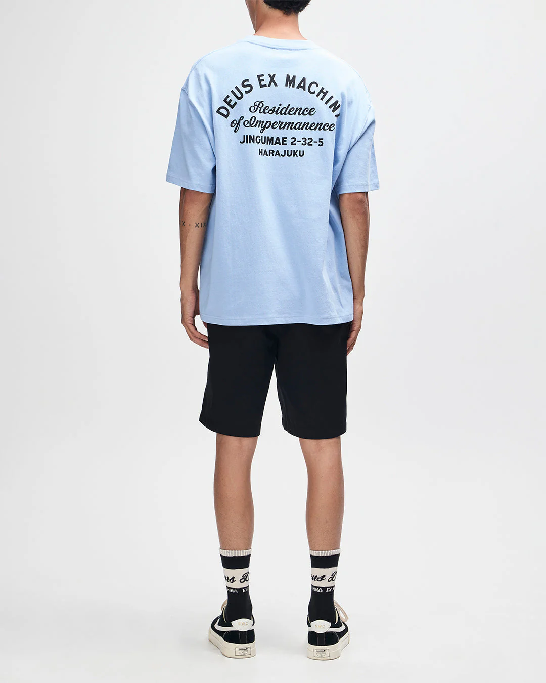Harajuku Sign Tee - Cerulean Blue - Image 6