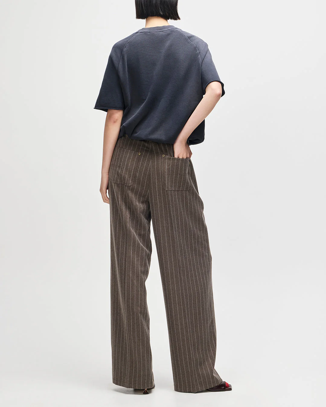 Hear & Now Stripe Pant - Gravel Grey - Image 13
