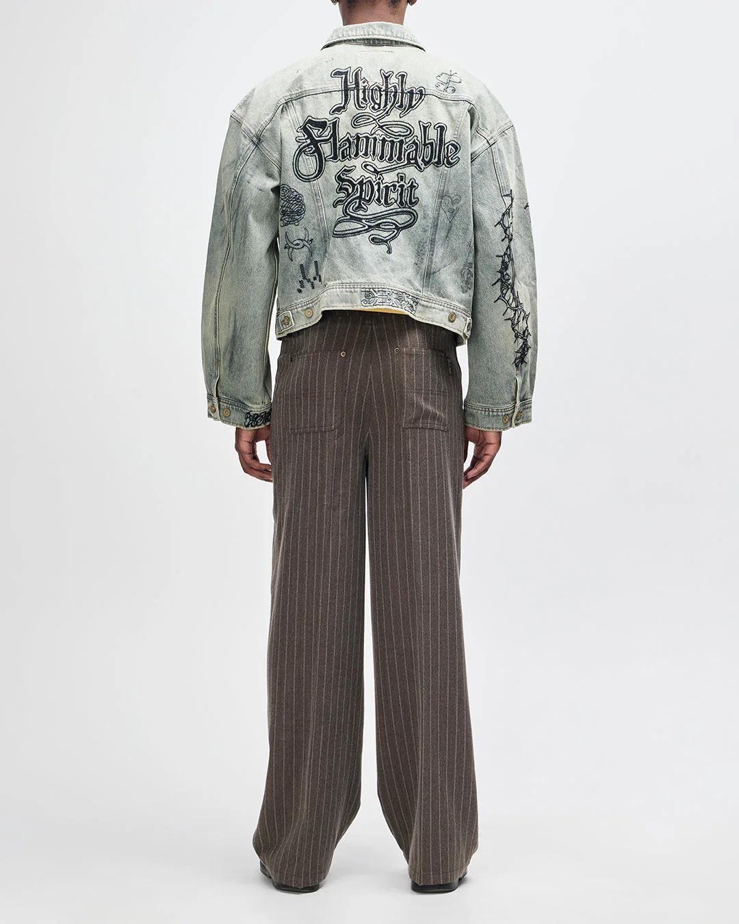 Hear & Now Stripe Pant - Gravel Grey - Image 14