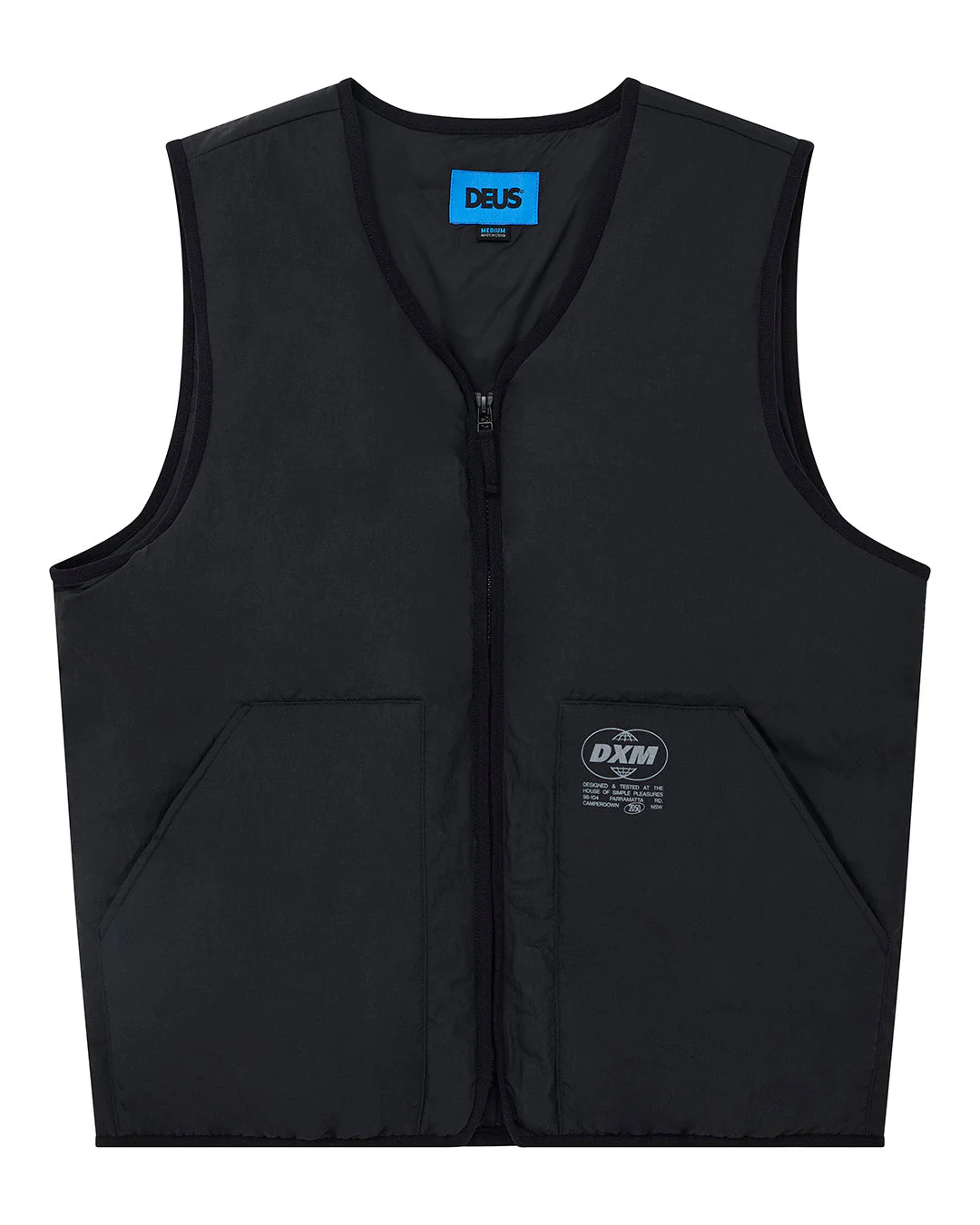 Hiro Padded Vest - Black