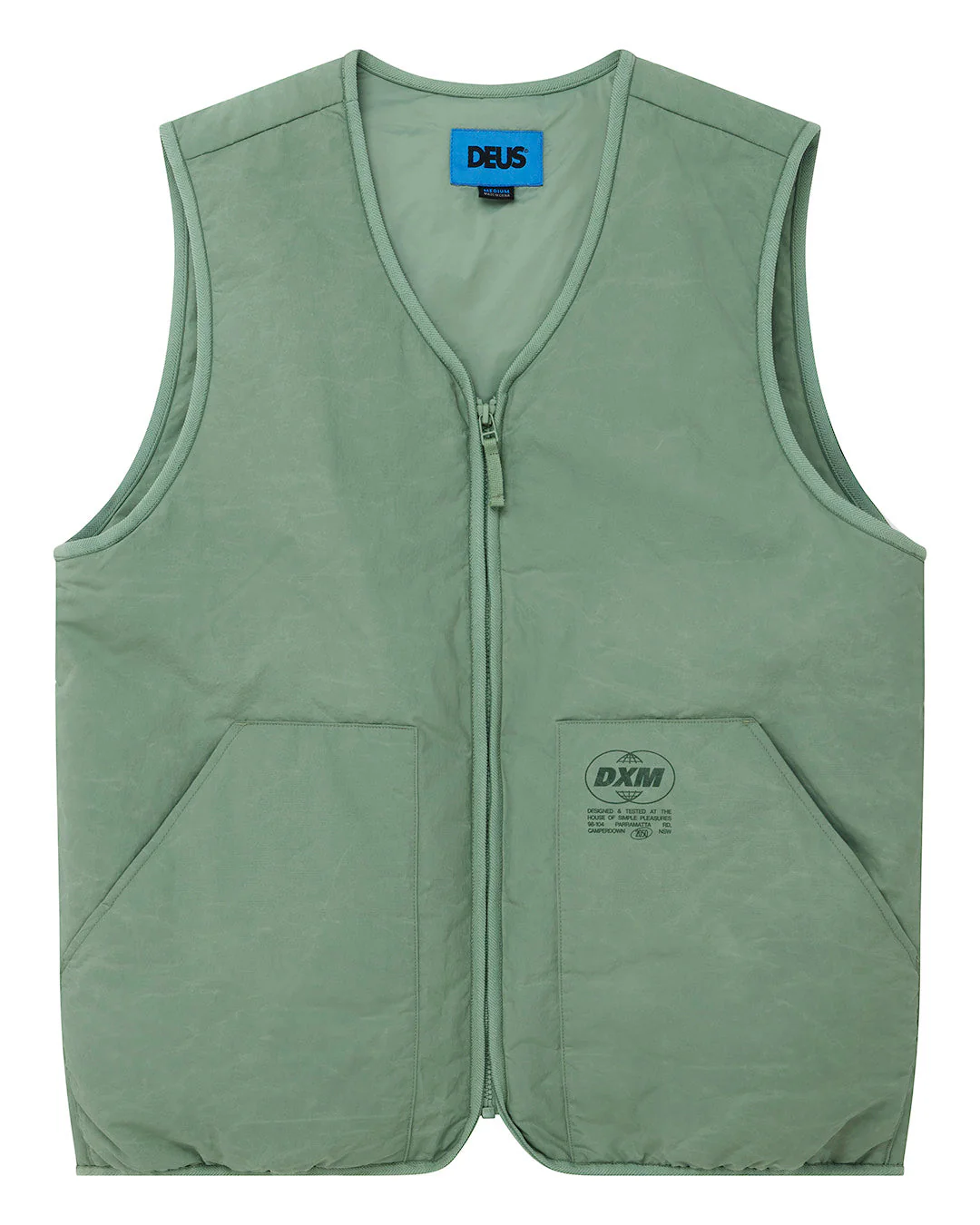 Hiro Padded Vest - Loden Frost Green - Image 3