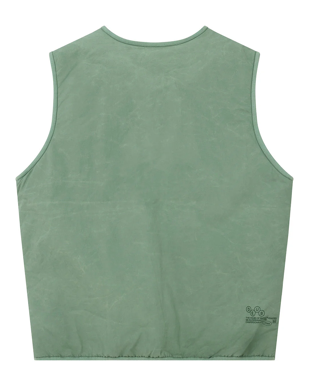 Hiro Padded Vest - Loden Frost Green - Image 4