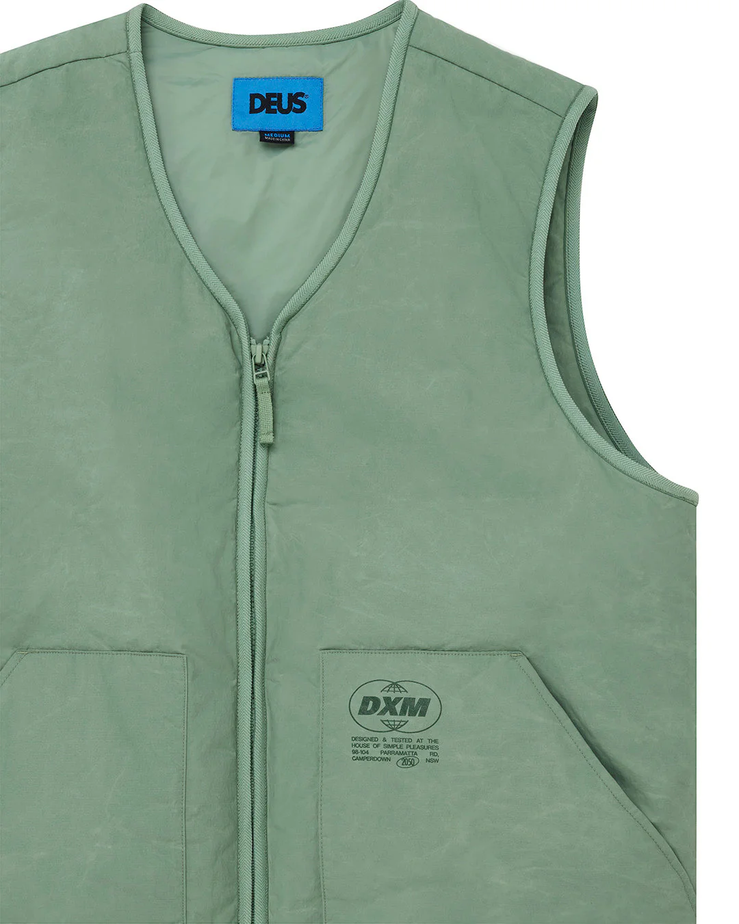 Hiro Padded Vest - Loden Frost Green - Image 7