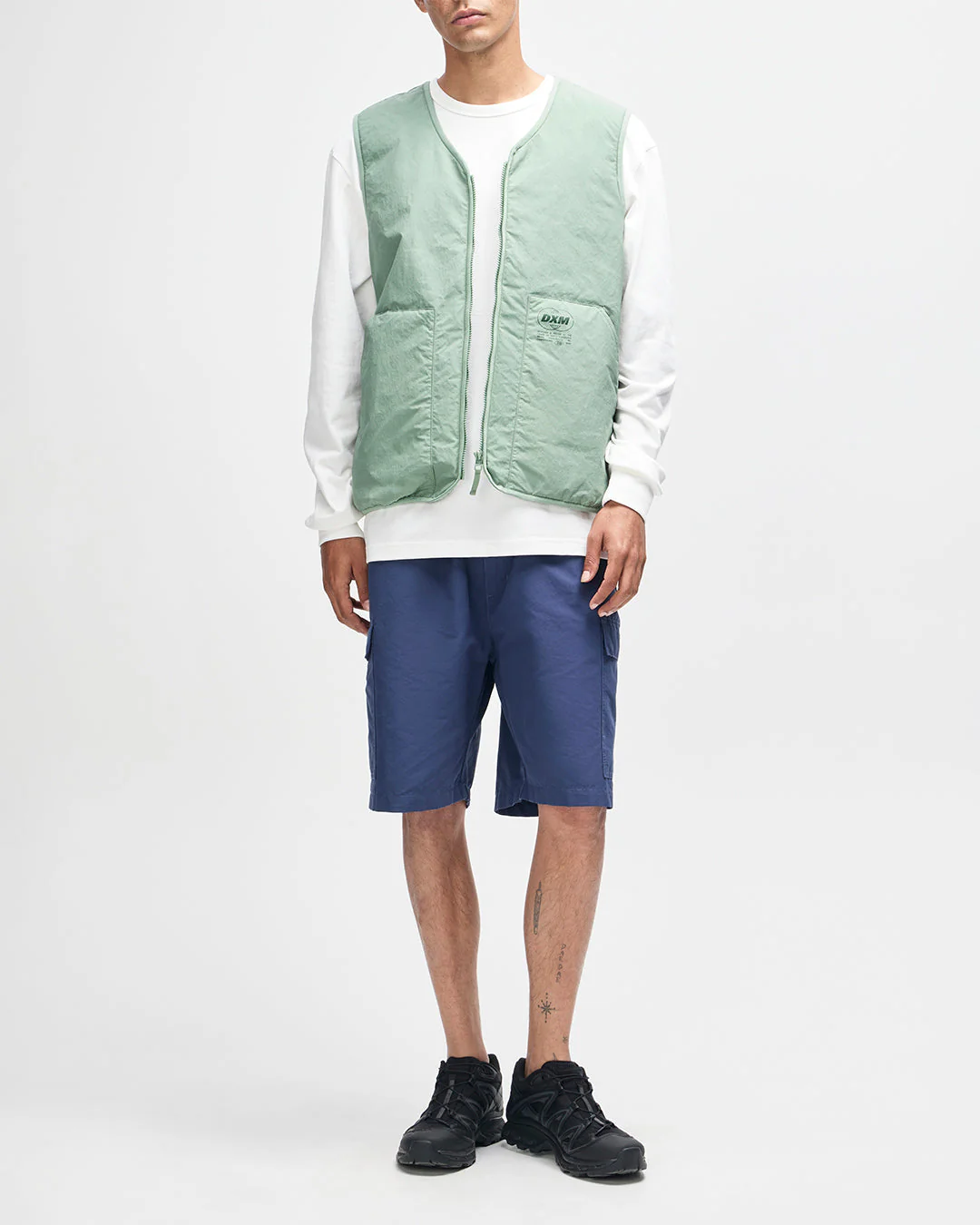 Hiro Padded Vest - Loden Frost Green - Image 9