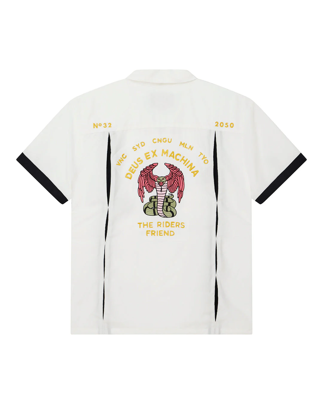 Hisssterical Bowling Shirt - Vintage White - Image 4