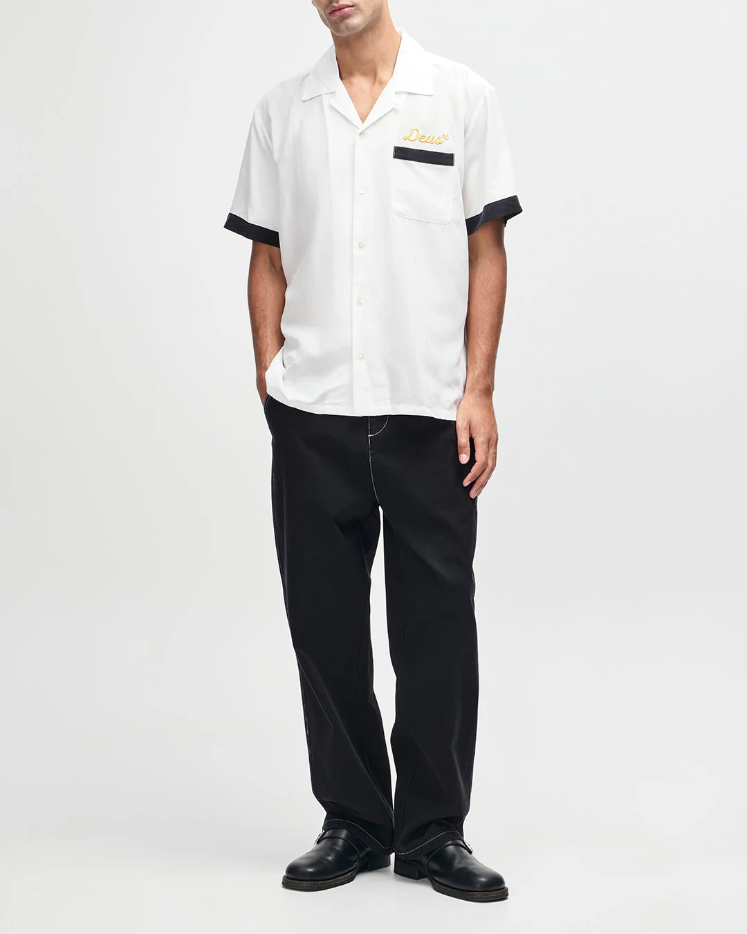 Hisssterical Bowling Shirt - Vintage White - Image 5