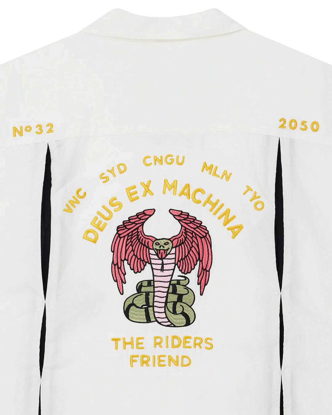 Hisssterical Bowling Shirt - Vintage White - Image 8