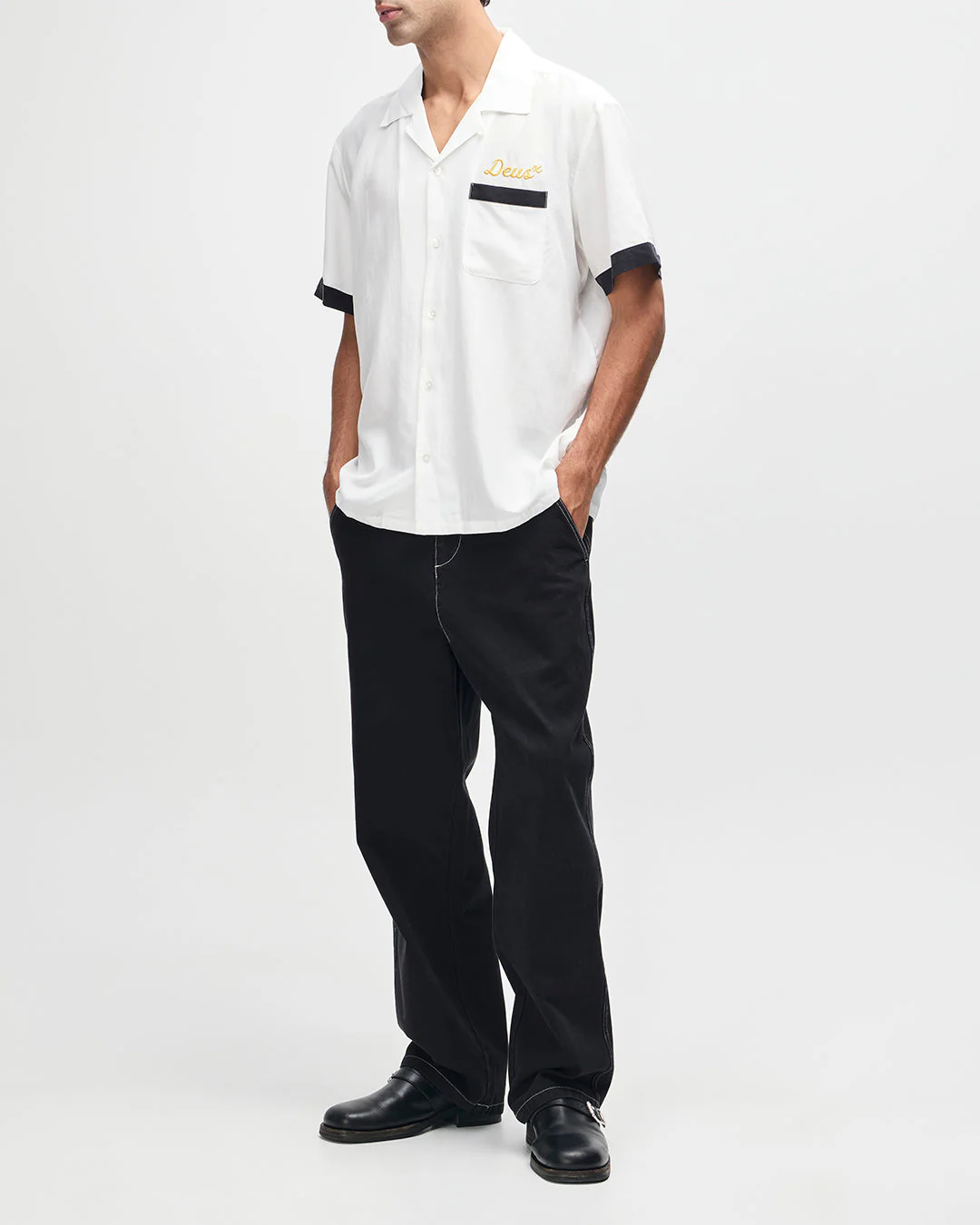 Hisssterical Bowling Shirt - Vintage White - Image 9