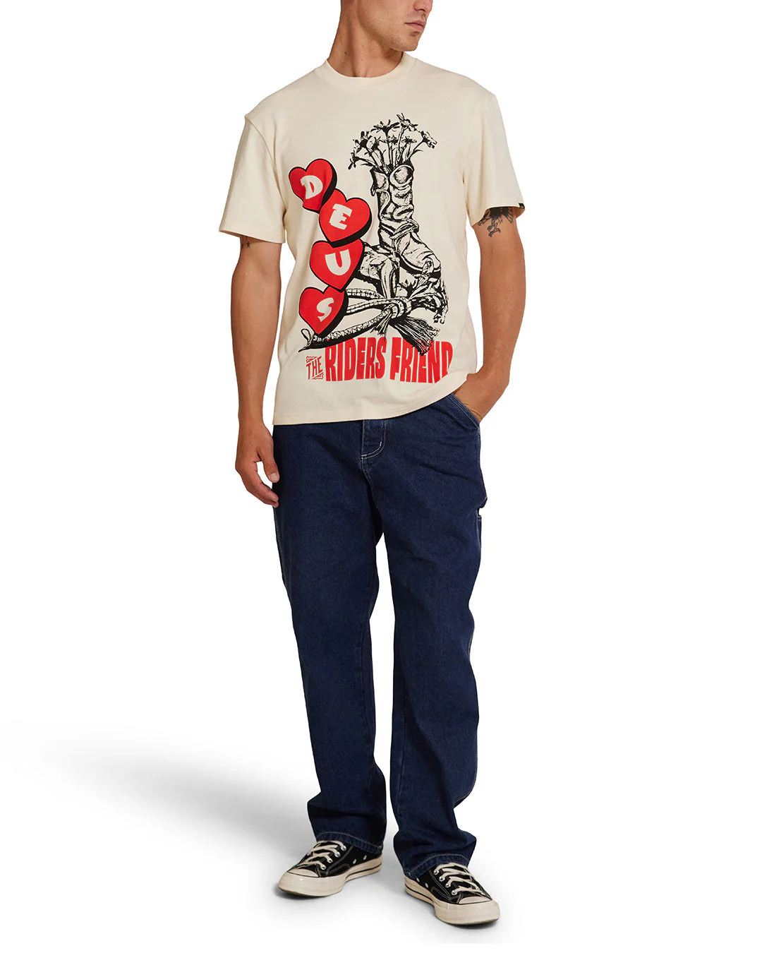 Honky Tonkin Tee - Dirty White - Image 3