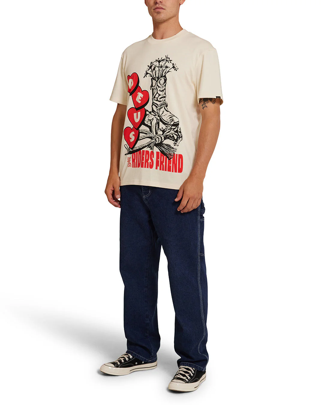 Honky Tonkin Tee - Dirty White - Image 4
