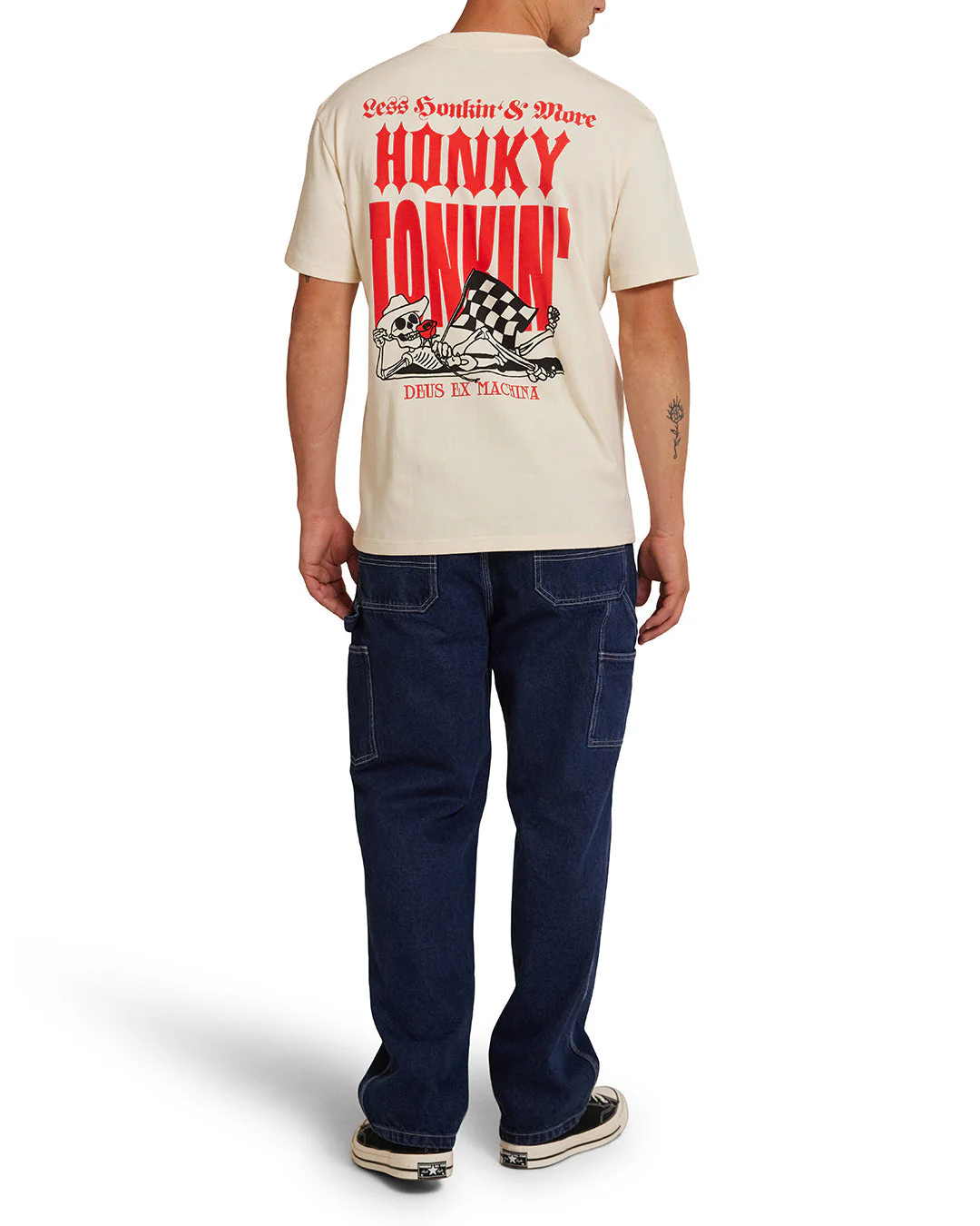 Honky Tonkin Tee - Dirty White - Image 5