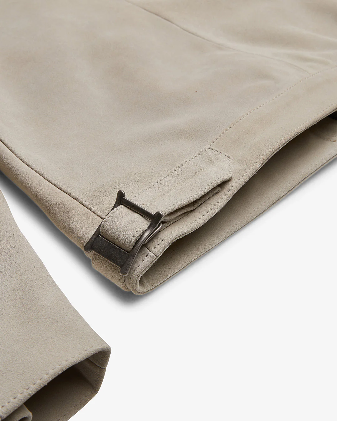 Hurricane Suede Jacket - Dirty White - Image 5