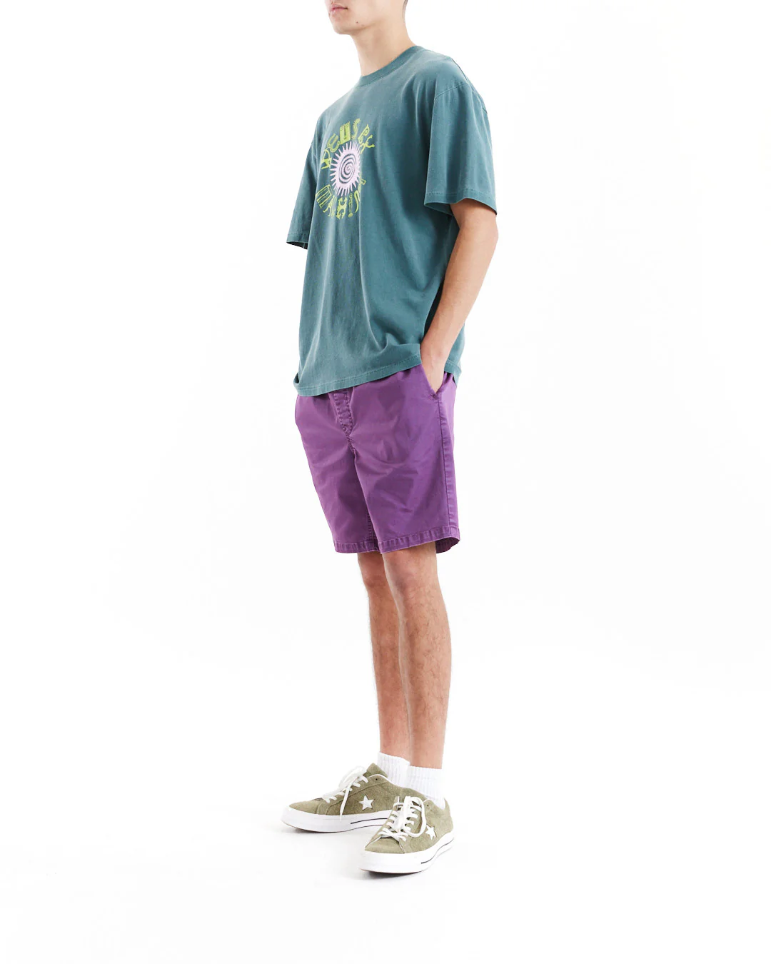 Inside Out Tee - Bayberry - Image 5
