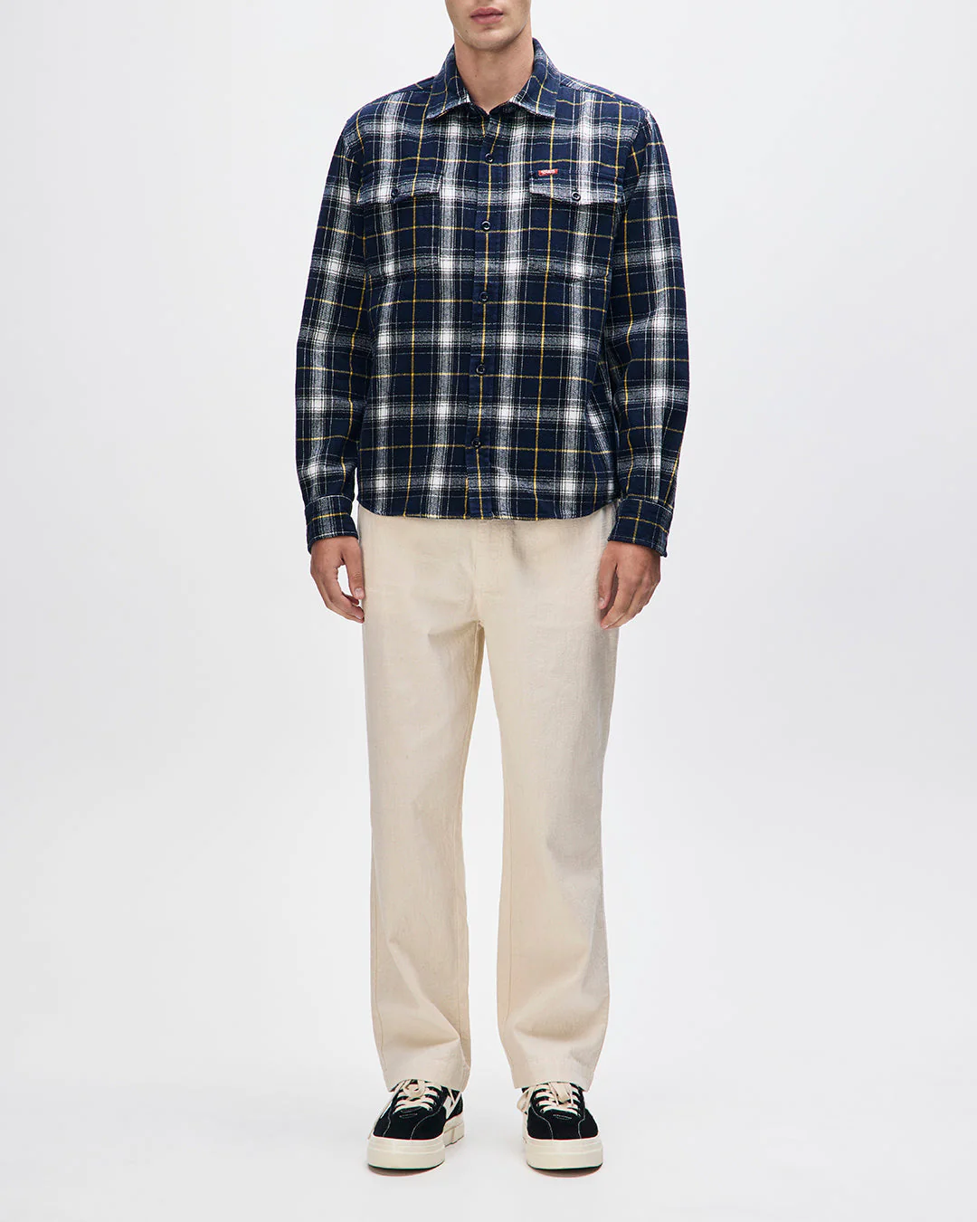 Jermaine Check Shirt - Blue Check - Image 5