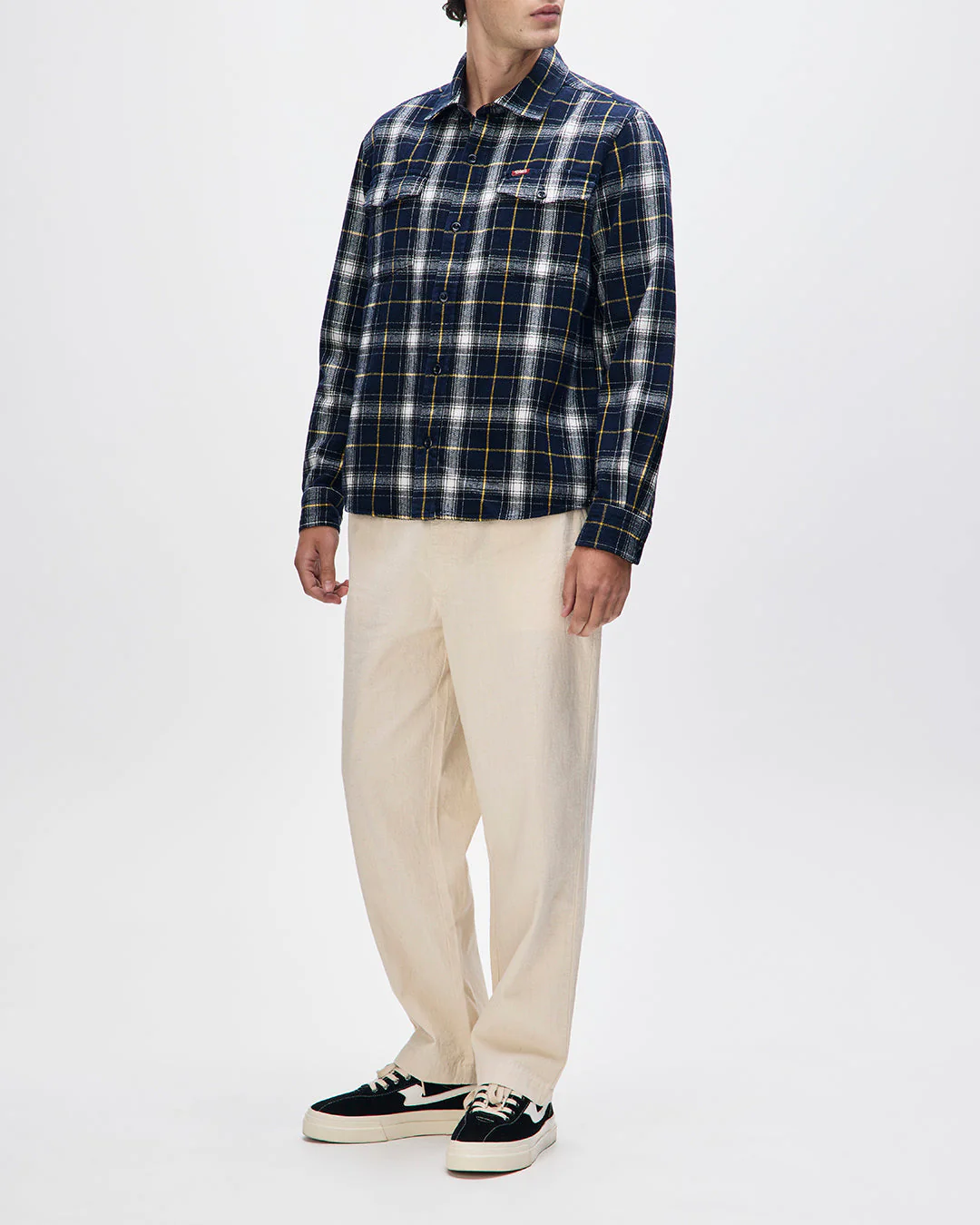Jermaine Check Shirt - Blue Check - Image 6
