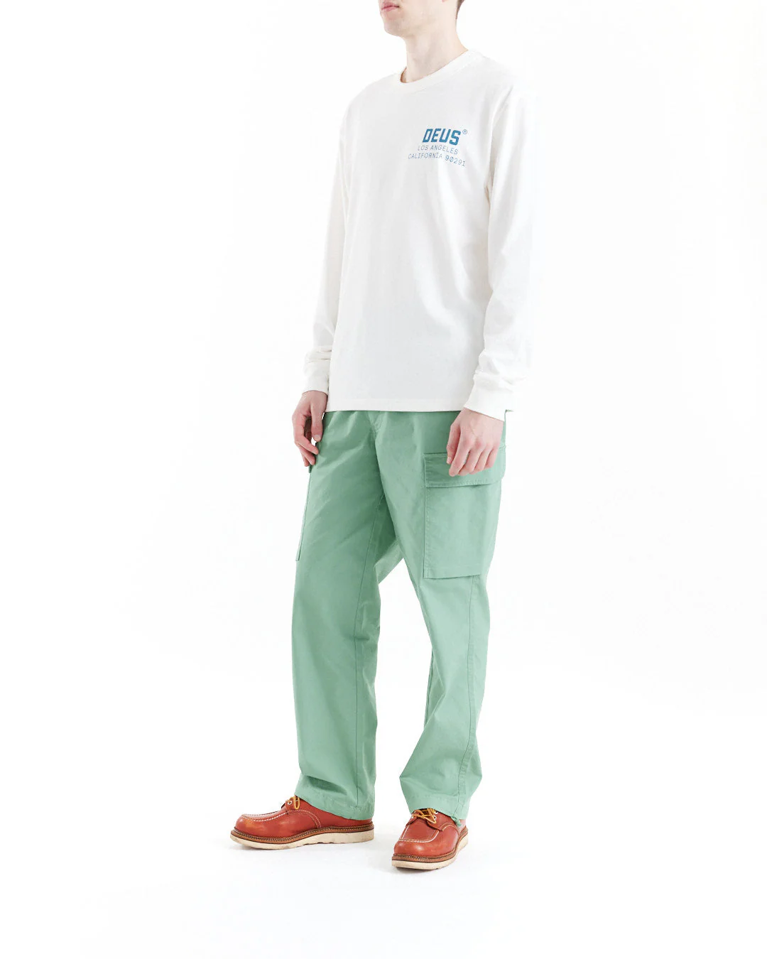Jones Ls Tee - Vintage White - Image 4