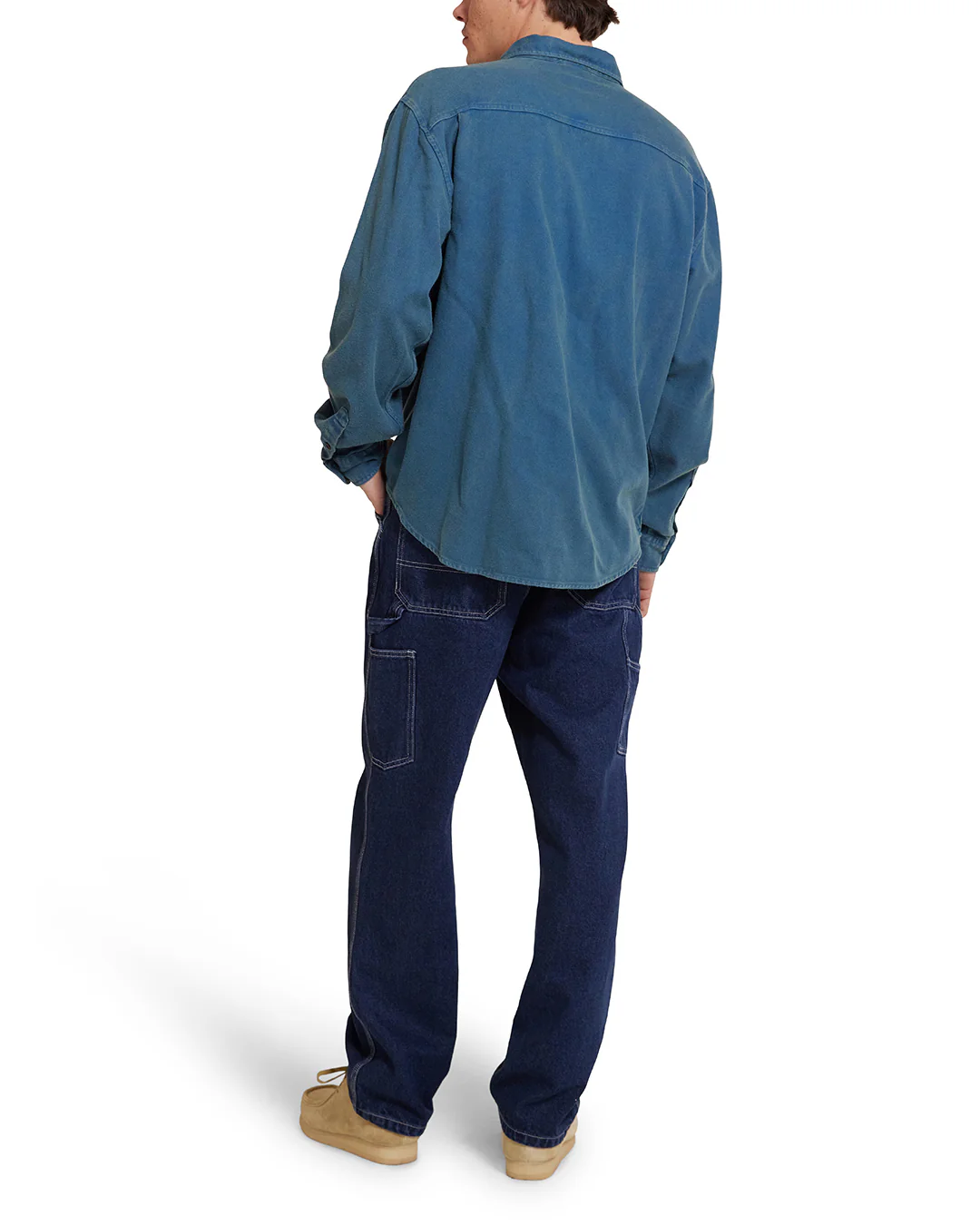 Keon Flannel Shirt - Moroccan Blue - Image 5