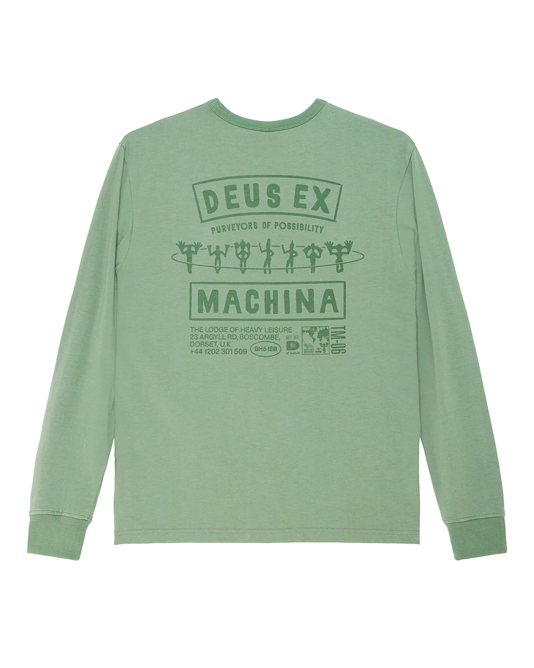 Kumbaya Ls Tee - Loden Frost Green - Image 4