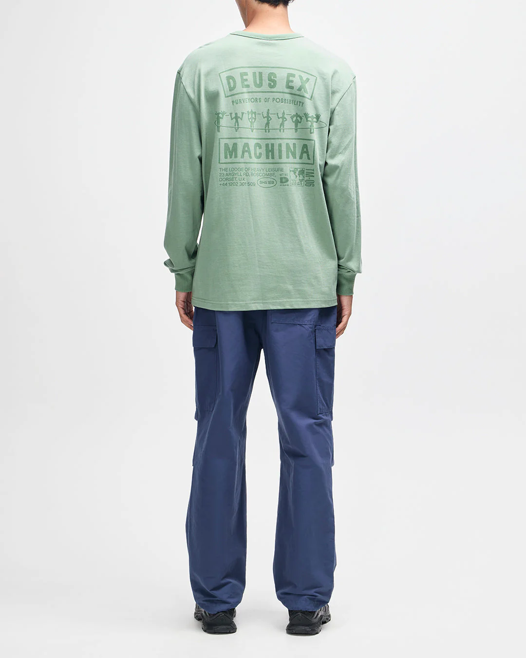 Kumbaya Ls Tee - Loden Frost Green - Image 7