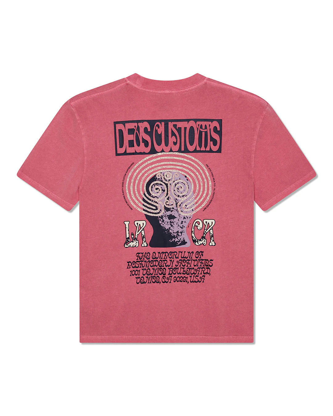 Labyrinth Tee - Raspberry - Image 2