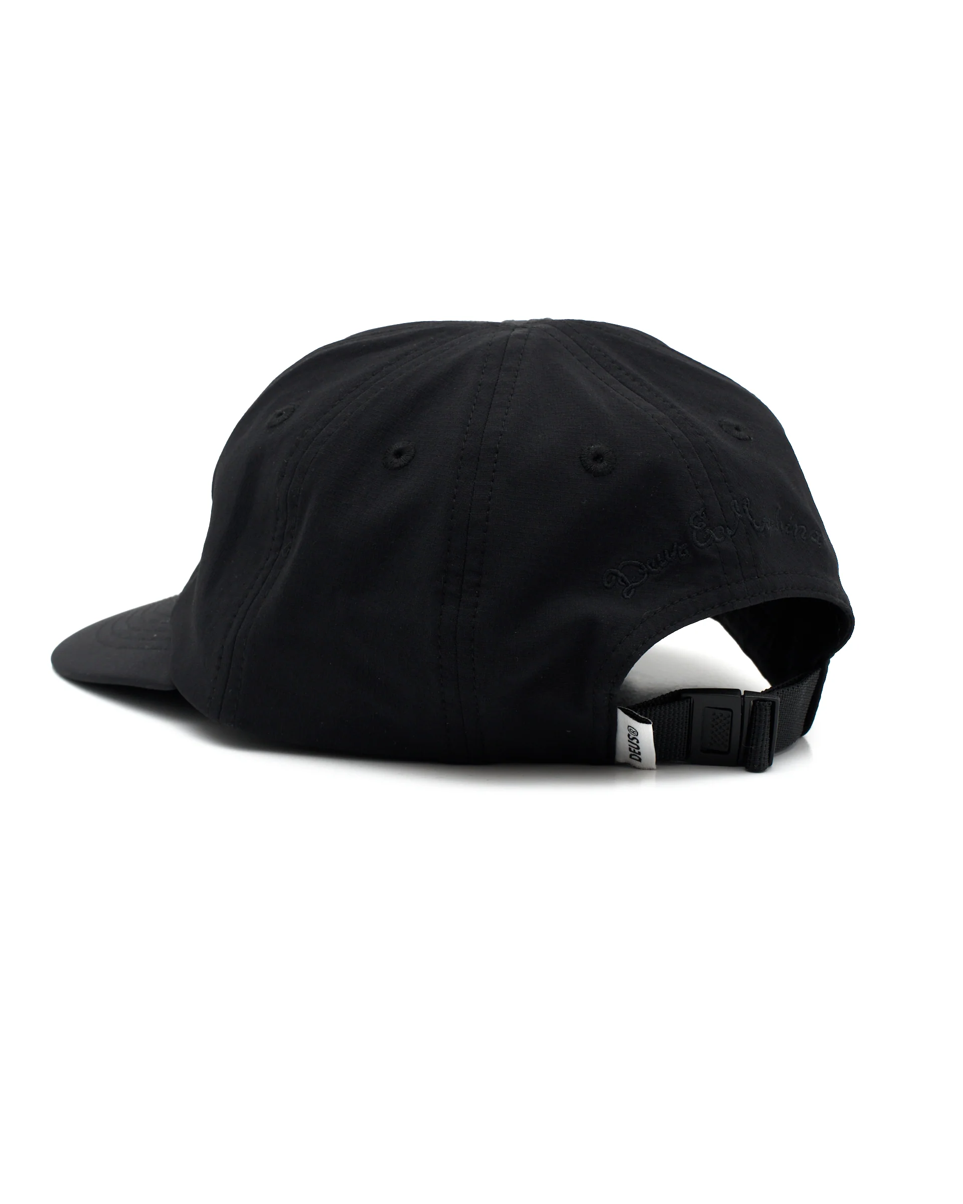Late Night 8 Panel Cap - Black - Image 2