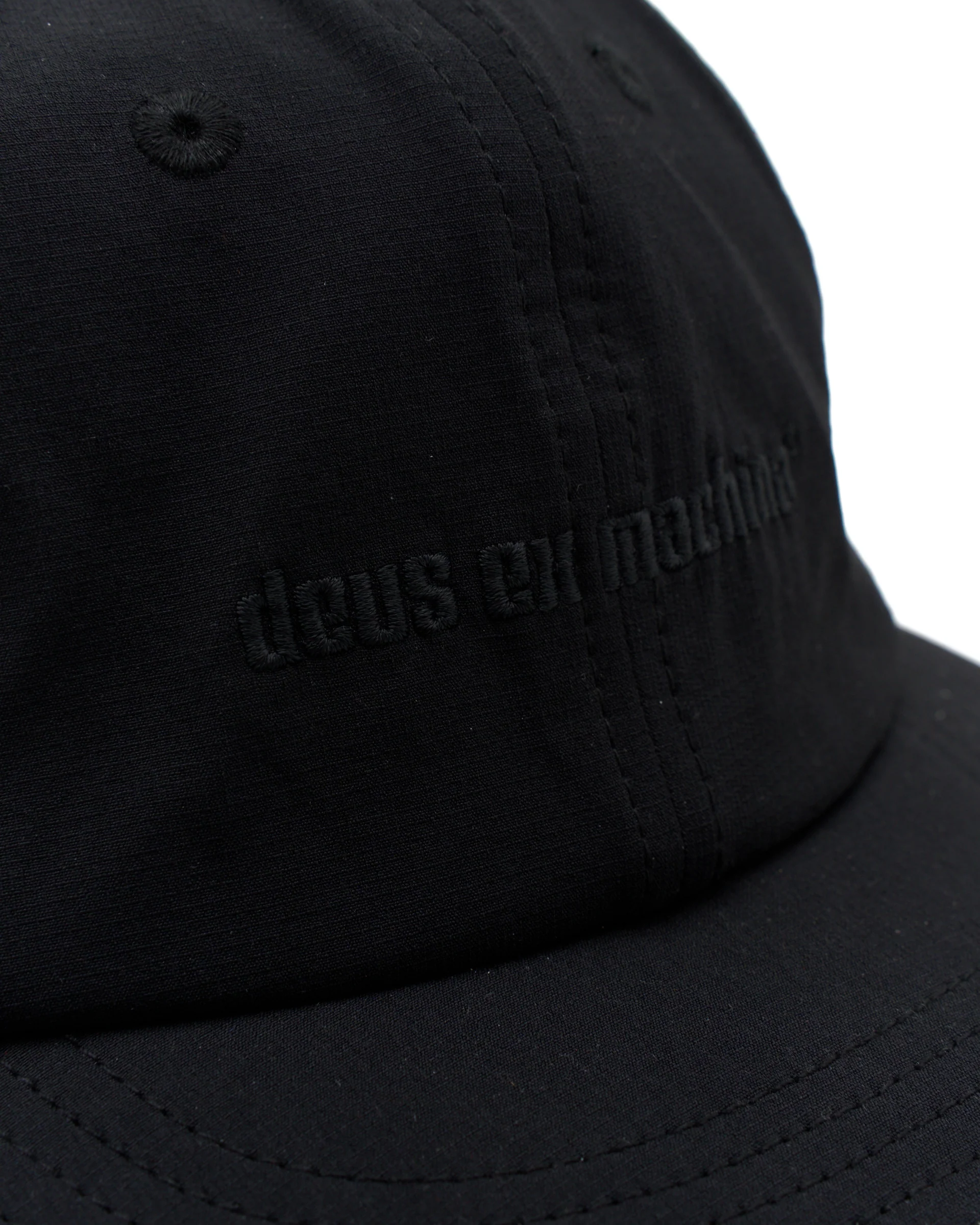 Late Night 8 Panel Cap - Black - Image 3
