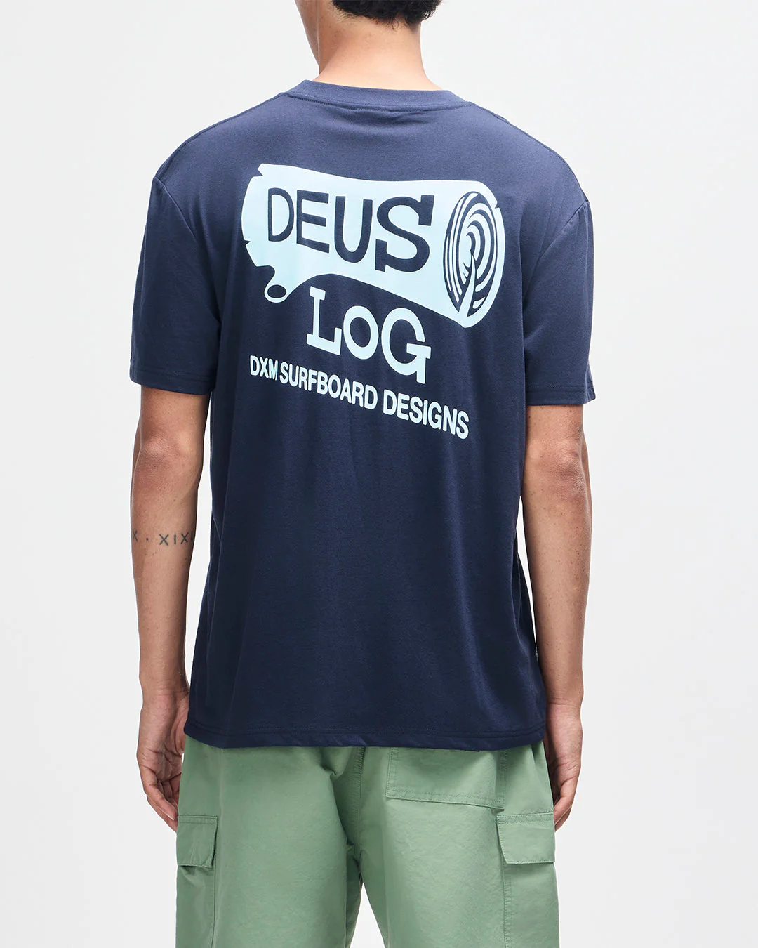 Log Tee - Mechanic Blue - Image 2