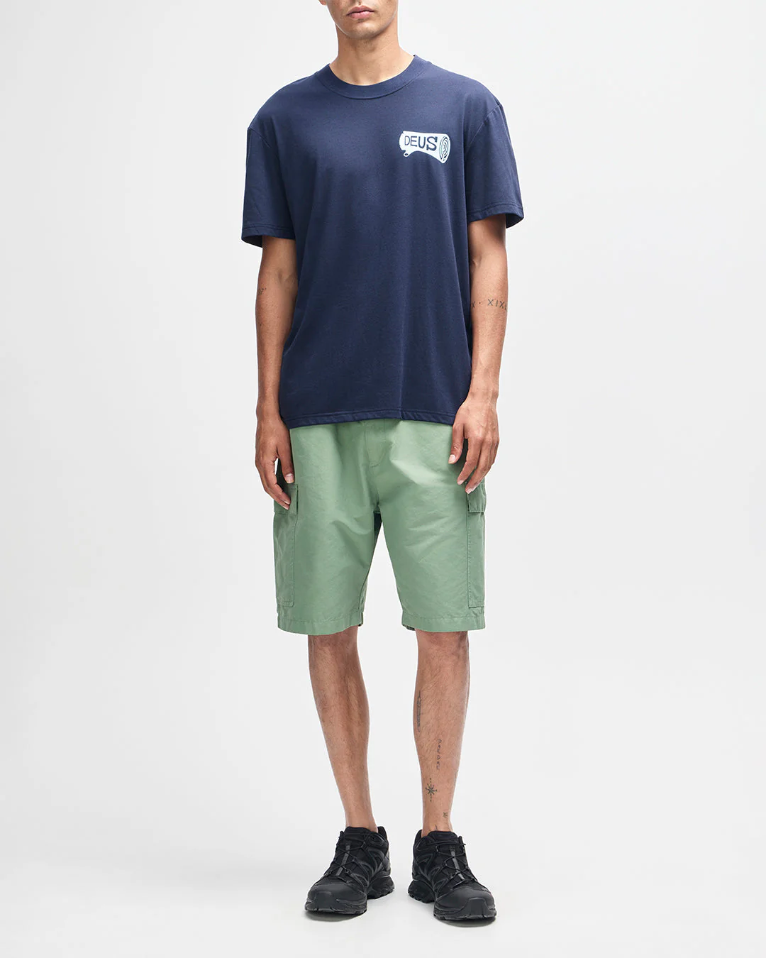 Log Tee - Mechanic Blue - Image 5
