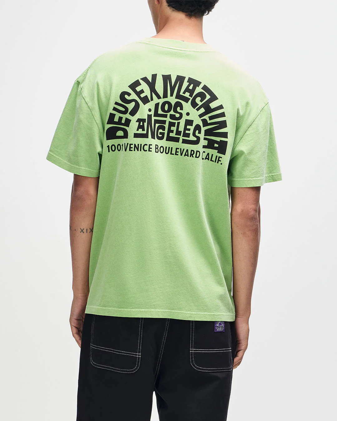 Los Angeles Address Tee - Parrot Green - Image 2
