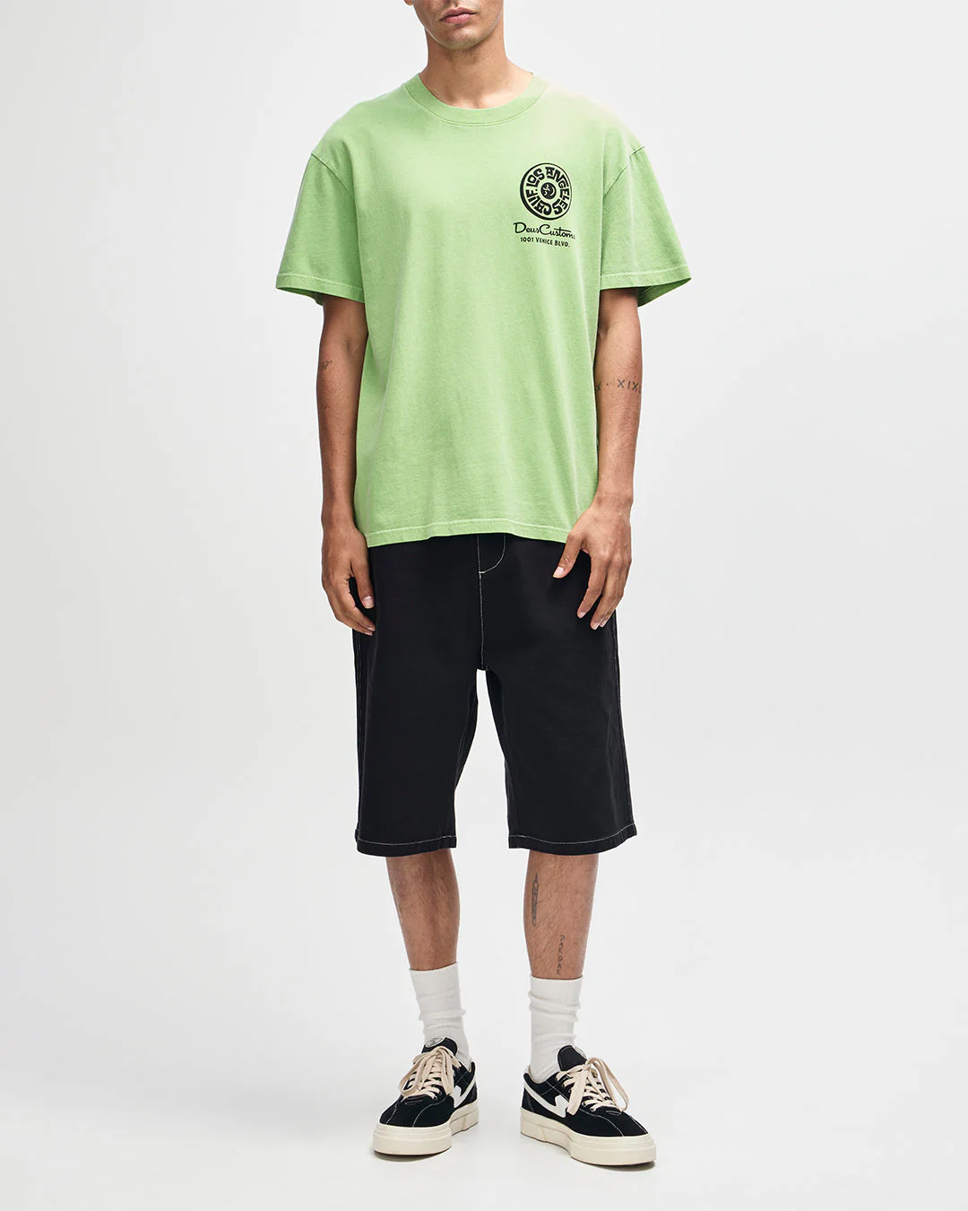 Los Angeles Address Tee - Parrot Green - Image 5
