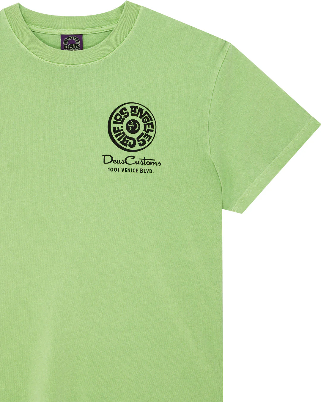 Los Angeles Address Tee - Parrot Green - Image 7