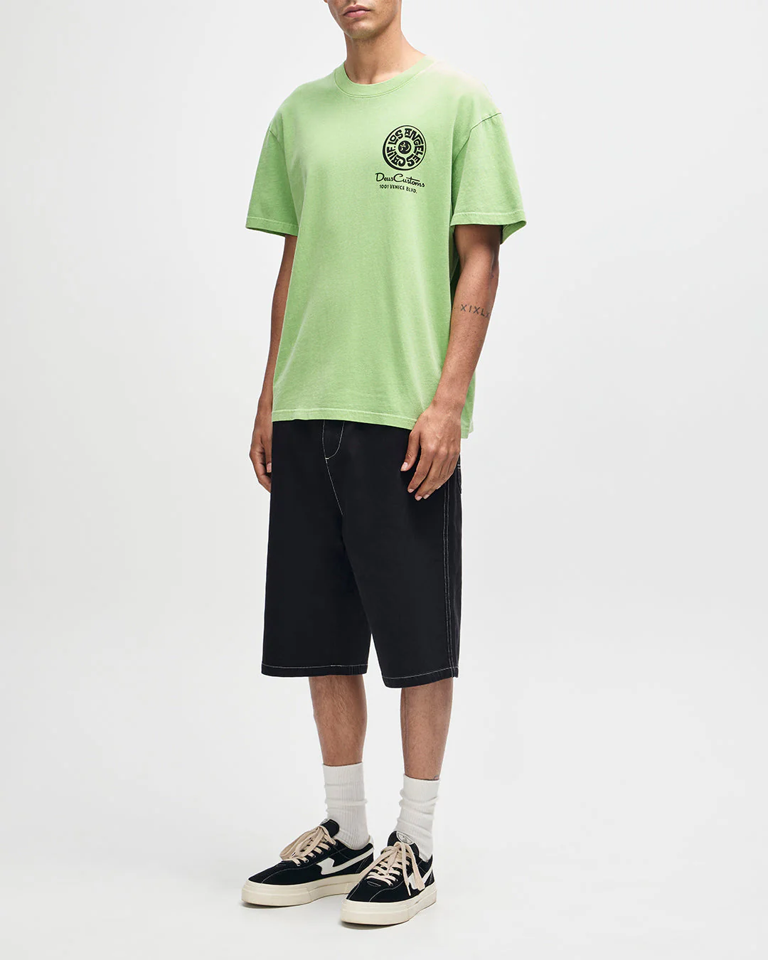 Los Angeles Address Tee - Parrot Green - Image 9