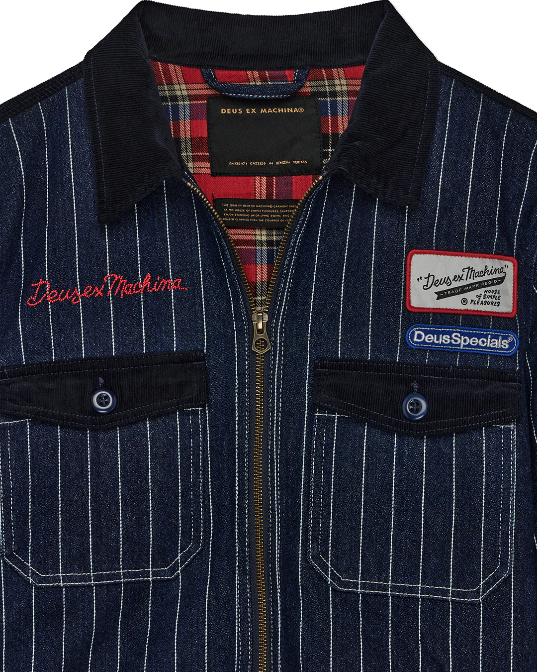 Lyon Indigo Jacket - Indigo - Image 8