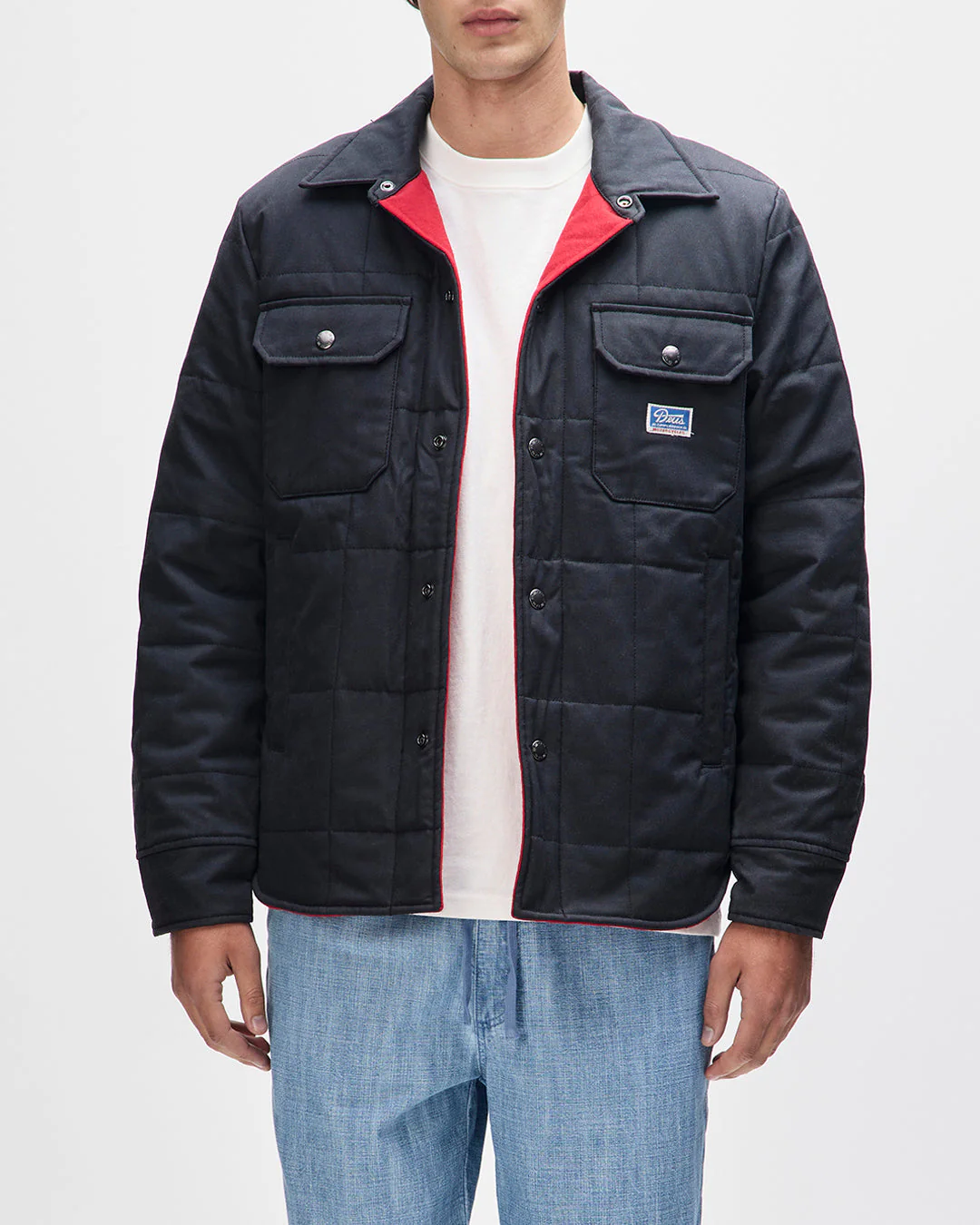 Maxwell Waxed Overshirt - Black