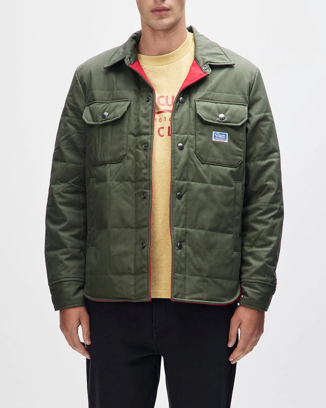 Maxwell Waxed Overshirt - Cypress Green