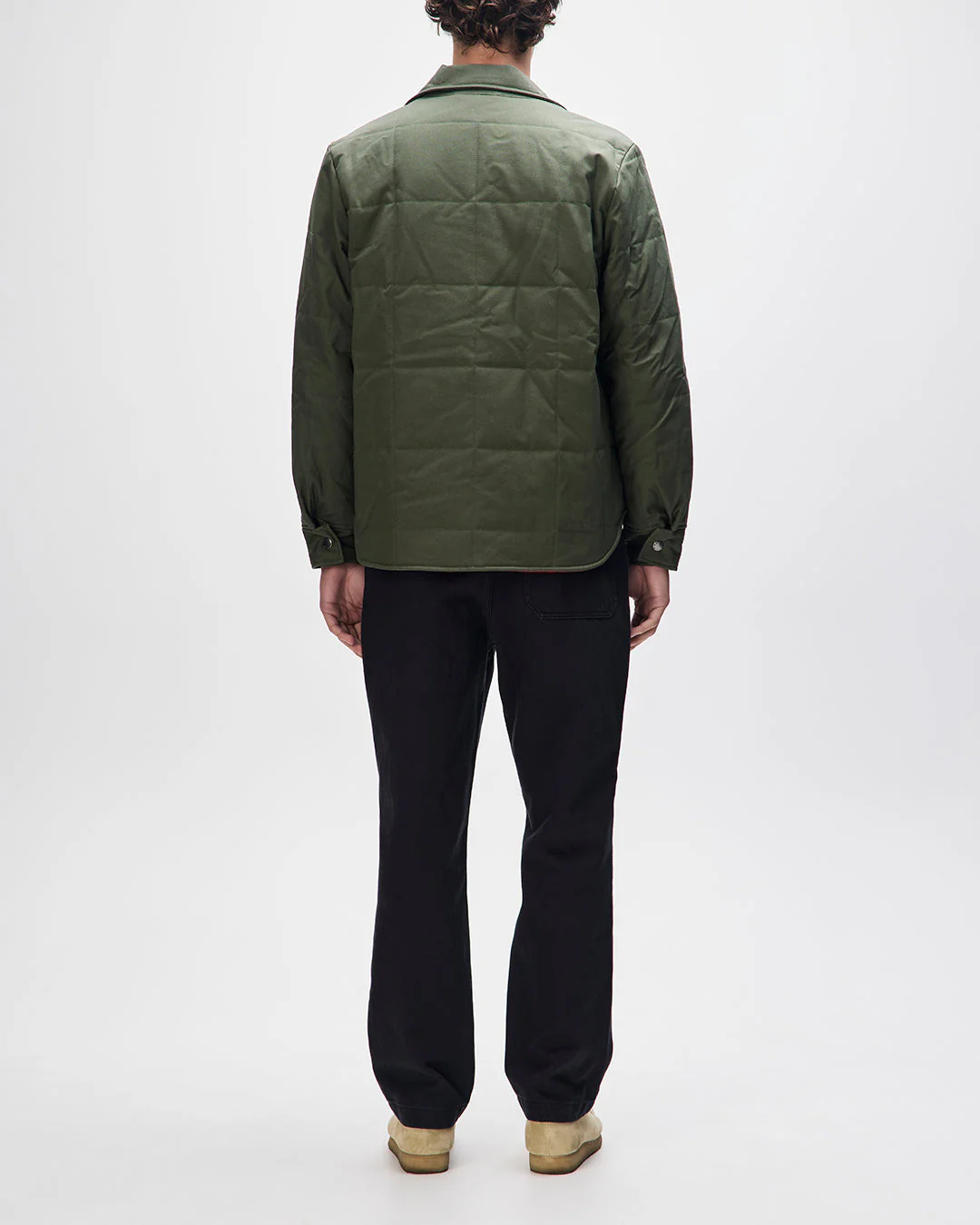 Maxwell Waxed Overshirt - Cypress Green - Image 6