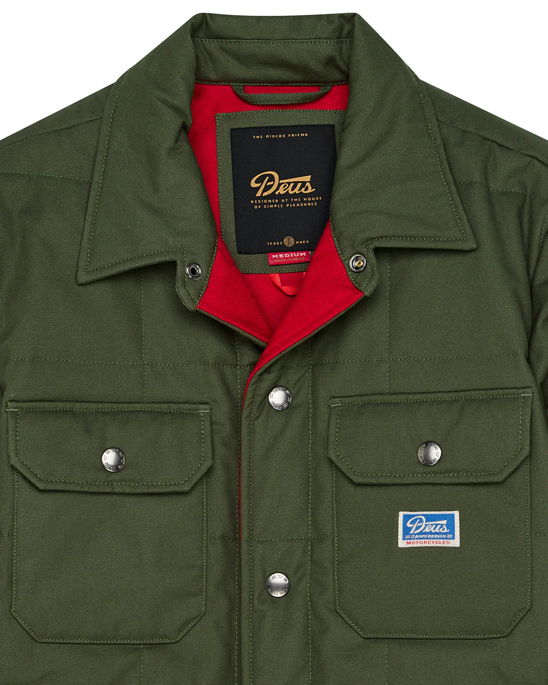 Maxwell Waxed Overshirt - Cypress Green - Image 7