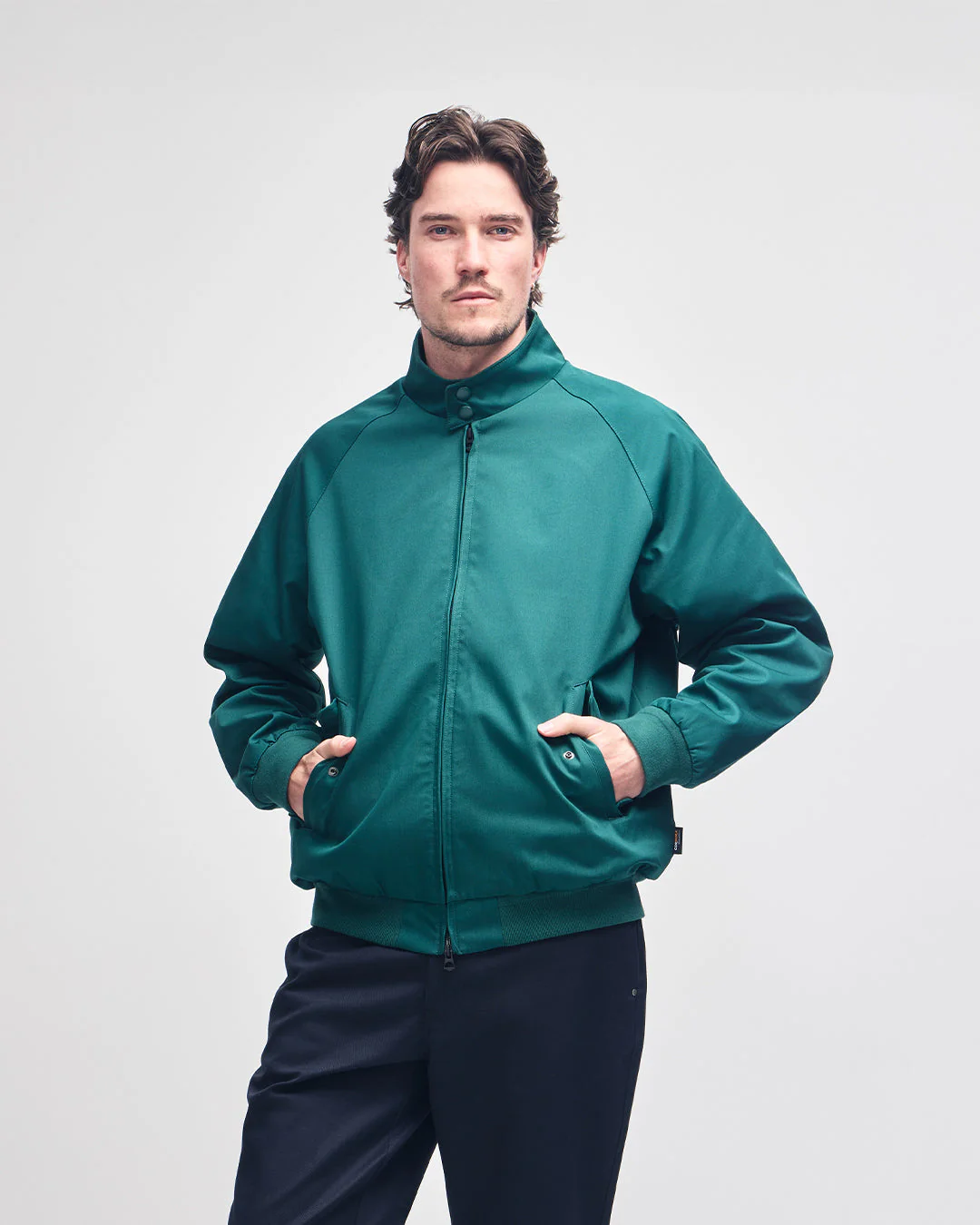 Mini Harrington Jacket - Race Green - Image 2