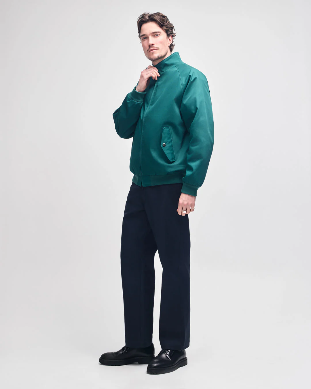 Mini Harrington Jacket - Race Green - Image 7
