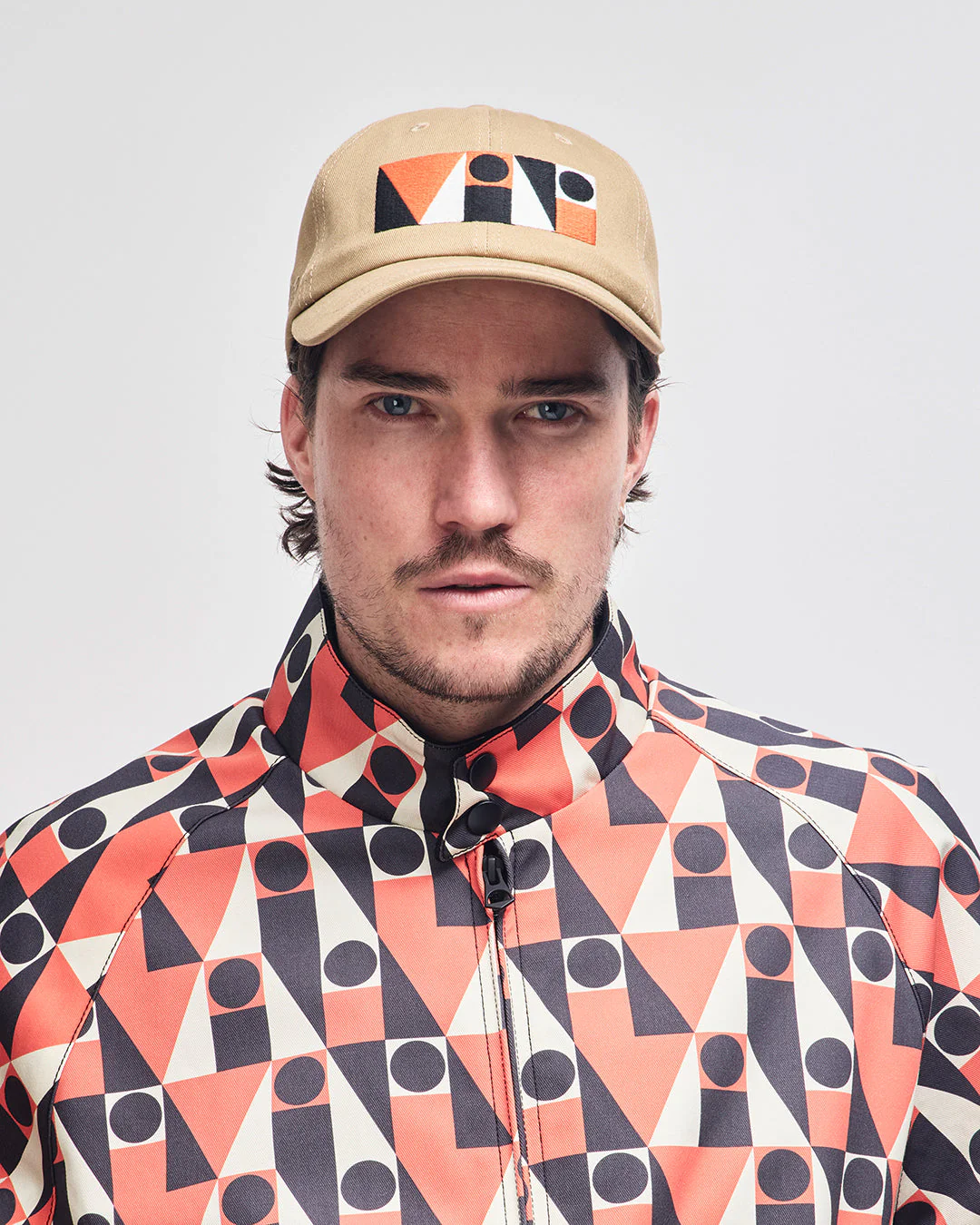 Mini Mosaic Cap - Tan